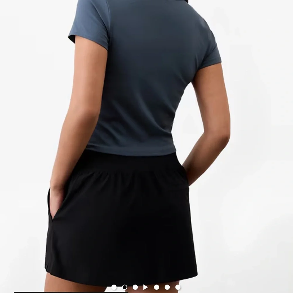 Athleta Brooklyn Heights Black Skort, Size 10 NWT - Picture 2 of 8